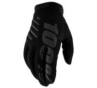 100% Brisker Womens Gloves Lg Black 5705-0005-76
