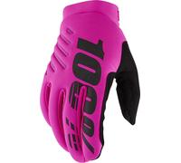 100% MX Gloves Brisker Cold Weather Womens Pink Black Motocross MTB ATV Quad
