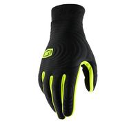100 Percent Brisker Xtreme Gloves - FLUOY/BLK S