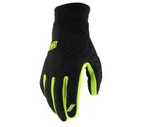 100 Percent Brisker Xtreme Gloves - FLUOY/BLK S