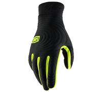 100% Brisker Xtreme Gloves Md Black/Yellow 5730-0503-05