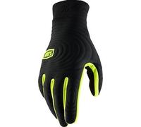 100% Brisker Xtreme Gloves Sm Black/Fluorescent Yellow 10030-00001