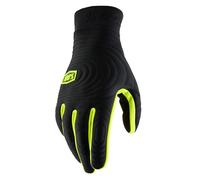 100% Brisker Xtreme MX Motocross Gloves Fluo Yellow / Black