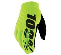 100% Brisker Youth Gloves Lg Yellow 5704-0305-56