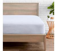 100% Brushed Cotton Soft Flannelette 30CM Fitted Sheets King Size Thermal Soft Luxury Warm Flannel Extra Deep Kingsize Cozy Fitted Bed Sheet (King White)