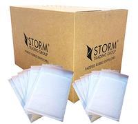 100 Bubble Lined White Padded Envelopes DVD Size