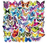 100 Butterfly Stickers, Butterfly Graffiti Stickers, Waterproof Stickers, Butterfly Decorative Stickers, Butterfly Stickers, Suitable For Decorating Diaries And Scrapbooks