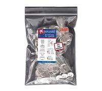 100 Buttons to Cover - Made in USA - Self Cover Buttons with Wire Eyes Size 36 with Tool