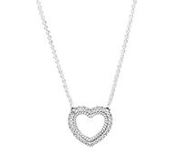 100% cable chain sparkling snowflake moon stars heart necklace 45cm