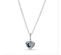 100% cable chain sparkling snowflake moon stars heart necklace 50cm