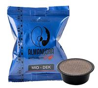 100 Capsules Coffee pods Almanegra Caffe Compatible Lavazza a Modo Mio Decaffeinato Dek