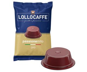100 Capsules Lollo Caffè Passione Mio Miscela Oro Compatible With Lav Machines