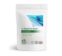 100 Capsules: Pure 750mg L-Arginine Base (V) - Vegan Nitric Oxide Booster for Athletic Performance