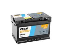 EA722 Premium 100 12V Car Battery 5 Year Guarantee 72AH 720CCA 0/1 B13 By Exide