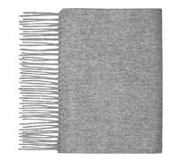 100% Cashmere Plain Scarf by Lona Scott (Grey)