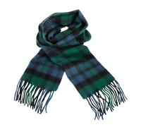 100% Cashmere Scarf - Authentic Scottish Tartan scarves, 64.5x10 Inch, Extra-Soft & Warm, Premium Unisex Wool Wrap - Green check - Fathers Day, Wedding Day, Mothers Day Gift - Campbell Ancient