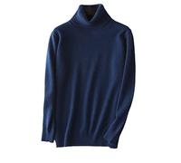 100% Cashmere Turtleneck Men Sweater Autumn Winter Knitwear Warm Pullover Jumper