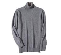 100% Cashmere Turtleneck Men Sweater Autumn Winter Knitwear Warm Pullover Jumper