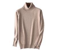 100% Cashmere Turtleneck Men Sweater Autumn Winter Knitwear Warm Pullover Jumper