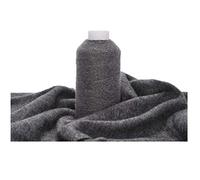 100% Cashmere Yarn, 100g Mongolian Pure Cashmere Hand Knitting Cone Yarn Luxuriously Soft Yarn for Knitting Crocheting (Dark Grey)
