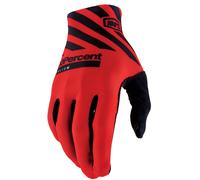 100% Celium Bicycle Gloves, black-red, size M for Men