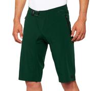 100% Celium Bicycle Shorts, dark green, size 32