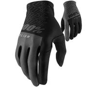 100% Celium Long Finger MTB Cycling Gloves Black/Grey