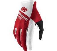 100% Celium MTB Gloves Red Size L