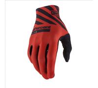 100% Celium Bicycle Gloves, black-red, size S