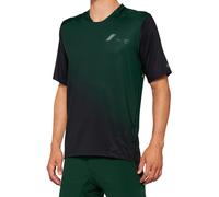 100percent Celium Short Sleeve Enduro Jersey Green M Men M Forest Green / Black