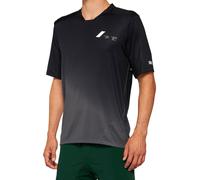 100% Celium Short Sleeve Bicycle Jersey, black/grey, size S