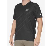 100% Celium Short Sleeve Jersey Dark Grey Black - M