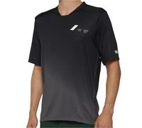 100% Celium Short Sleeves Bicycle Cycle Bike Jersey Black / Charcoal