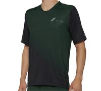 100% Celium Short Sleeves Bicycle Cycle Bike Jersey Green / Black