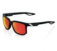 100% Centric Sunglasses Soft Tact Crystal Black/HiPER Red Multilayer Mirror Lens