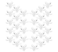 100 Cherry Blossom Lamp Shades for Fairy Lights, PVC Covers | Retro Flower Pendants for 5mm Bulbs, Even Light Spread, Easy Install, Living Rooms and Festive Displays