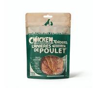 100% Chicken Tender Dog Treats, Grain-Free Natural Jerky Snacks, High Protein Training Rewards, Soft Chewy Treats for Dogs of All Life Stages, 100g