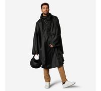Decathlon 100 City Cycling Rain Poncho 3XL/4XL - Black