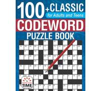 100+ Classic Codeword Puzzle Book for Adults and Teens: Easy, Medium and Hard. Code Word Puzzle Book