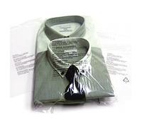 100 Clear Plastic SELF Seal Garment Clothing Bags with Safety Warning RESEALABLE Peel & Seal Polypropylene Clothes T-Shirt Shirt Display Postal Packing Postage Sacks MAILERS SABCO (15" x 20")