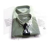 100 Clear Plastic SELF Seal Garment Clothing Bags with Safety Warning RESEALABLE Peel & Seal Polypropylene Clothes T-Shirt Shirt Display Postal Packing Postage Sacks MAILERS SABCO (12" x 16")