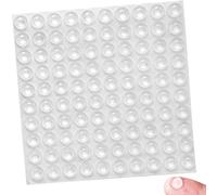100 Clear Silicone Bumper Pads for Furniture - Self-Adhesive Soft Close Dampers, Noise Reduction Stoppers for Cabinets, Drawers, and Walls