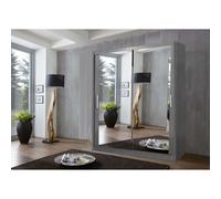 (100 cm, Grey) Modern Milan Wardrobe In 6 Sizes 4 Colors