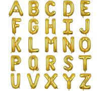 100 cm Large Letter Z Helium Balloon Gold Foil Balloon Giant Mylar Alphabet Balloons Anniversary Baby Shower Wedding Birthday Party Decoration XXL (Gold Z)