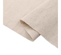 100 cm x 150 cm Natural Linen Fabric Sewing Fabric Sold by the Metre Embroidery Fabric Embroidery Decorative Fabrics Cotton and Linen Fabrics for DIY Crafts Garments Tablecloth Decoration Linen