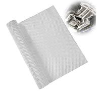 100 cm x 40 cm Heat Protection Heat Plate Embossed, Aluminised Heat Protection Plate for Cars and Motorsports, Repair Kit, Heat Shield Protective Plates for Vehicles, Roofs, Pipes etc