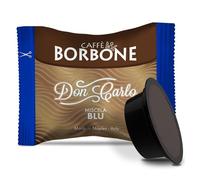 100 Coffee Capsules Borbone Don Carlo Blue Compatible SISTEMA A Modo Mio
