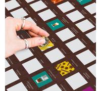 100 Coffees Bucket List Scratch Poster