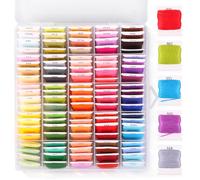100 Colour Dmc Embroidery Threads, Embroidery Floss Friendship Bracelet String Kit with DMC Colour Codes 8 m Each for Cross Stitch Sewing Crafts