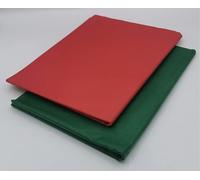 100 Coloured Tissue Paper/Gift Wrap/Wrapping Paper Sheets (20 x 30) by ODL Packaging (Red & Dark Green Mix)
